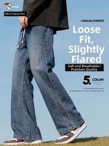 TUCANO | Wide Bell Bottom Jeans for Men Cotton