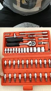 46/40 ประแจ Tools Set บล็อกประแจ, ชุดบล็อก, ชูดเครื่องมือช่าง, ชูดเครื่องมือช่างอันประสงค์, ชูดบล็อก, ชูดปลอกหูม, ชูดสอมรถยนต์