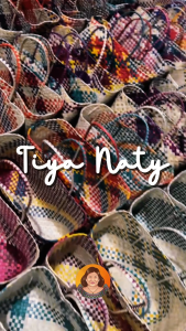 TIYA NATY Handwoven Banig Bayong Tote Bag – Native Handbag Eco-Friendly Gift Packaging Wedding Christmas Beach & Summer Bag souvenir giftbag
