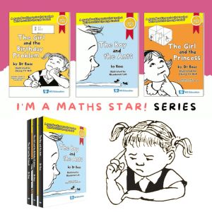 WS E - Im a Maths Star (Set 1) (3 Books) Children Math Book Age 6-12
