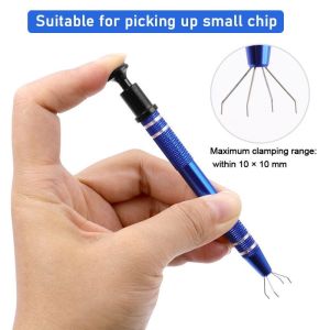 Four Claw Electronic Component Grabber IC BGA chip gripper Extractor Screw Picker Pick Up pen Electronic Repair Hand tool