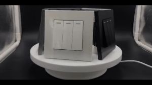 1 2 3 4 Gang 2 Way Luxury Light Switch Push Button Wall Switch Four color stainless steel