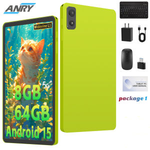 Android Tablet 15 8.68inch 64GB Storage 1TB Expand Quad-Core CPU Tablet PC1340*800Incell Touch Screen Educational Game 5000mAh