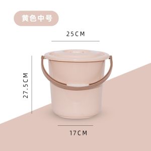 Extra Thick Plastic Water Bucket Portable Laundry Bathing Bucket for Student Dormitory Use Resistant to Falling And Shattering