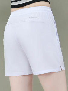 Quick Dry Five-Quarter Length Sporty Shorts for Women Thin Model Summer New Style plus Size High Waist Wide Leg Casual Pants