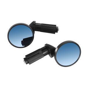 Universal Motorcycle Bar End Mirrors 360 Rotable Eletric Vehicle Wide-Angle Road Cycling Adjustable Handlebar Rear View Mirror