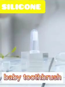 Finger tooth brush Sikat gigi jari bayi pembersih lidah bayi sikat gigi bayi silikon lentur sikat lidah bayi SH K44