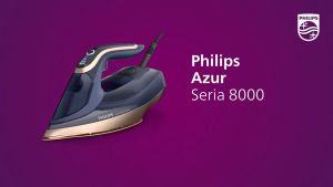 Bàn Là Hơi Nước Philips Azur DST8030/70 DST8030/20 Bàn Ủi Hơi Nước Bàn Là Quần Áo Philips Handy Steam Iron Công Suất 3000W Nhập Đức Bảo Hành 12 Tháng