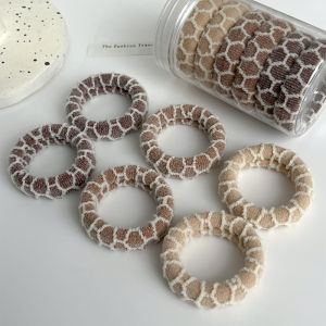 Womens Durable High Elasticity Hair Ties No Seam Hair Bands New 2024 Fashionable Polyester Fiber Hair Bands Hair Accessories