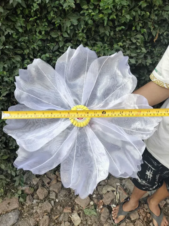 Kelopak%20Bunga%20Dekorasi%20Pelaminan%20model%20bunga%20sepatu%20/Artificial%20Flower%20/%20Kap%20Bunga%20Dekorasi%20/%20Bunga%20Hias%20/%20Giant%20Flower%20Premium%20/%20bahan%20kain%20organdi%20Organza%20-%20Image%203