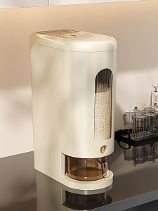 Lejustore Dispenser Beras Mewah Estetik Kotak Tempat Wadah Penyimpanan Beras Rice 5Kg 10Kg