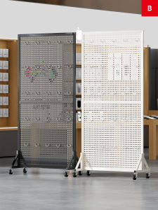 Floor Standing Display Pegboard Shelf