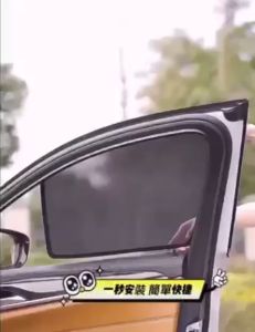 Toyota Vios 2019-2022 Magnetic Sunshade Custom Fit OEM Sun Shade (4PCS)