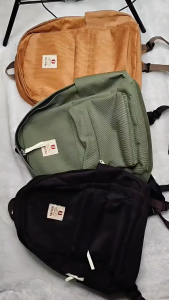 Ransel Corduroy Korean Pria Wanita Muat Laptop 15 inch by Ns19store