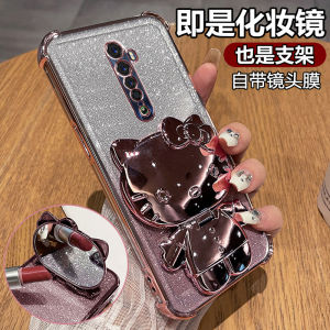 Transparent Silicone Phone Case for Oppo Reno2 Full Cover Airbag Anti-fall Female Version Cute Cartoon Ins Style Protective Shell