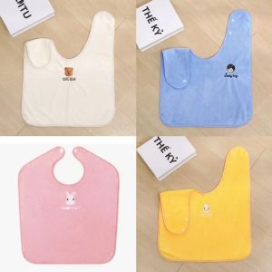 Khăn Tắm Cho Bé Chống Thấm Nước Mềm Mại Thân Thiện Với Da Có Chổi Không Chất Huỳnh Quang Họa Tiết Hoạt Hình