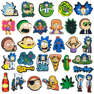 หัวเข็มขัดตกแต่งรองเท้า DIY 56 ชุด หัวเข็มขัดรูปตัวการ์ตูนที่หลากหลาย หัวเข็มขัดรูปดอกไม้ ตกแต่งรองเท้า