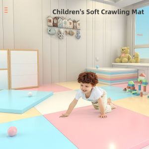 Thickened Early Education Center Floor Mat Soft Block Kindergarten Indoor Anti-collision Childrens Soft Package Crawling Mat