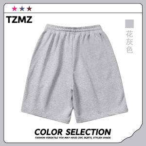 Sports Shorts Mens Summer Thin Oversize Trendy High Street Casual Pure Color Straight-leg Wide-Leg Half Pants Men
