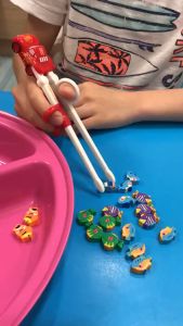 Summer Air ตะเกียบเด็ก 3D อุปกรณ์ทานอาหารสำหรับเด็ก เรียนง่าย ลายตัวการ์ตูนจากดิสนีย์