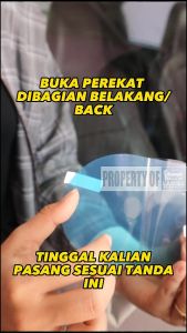 Stiker Anti Embun | Stiker Spion Anti Air | Pelapis Kaca Anti Fog Spion Mobil