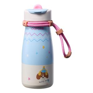 CAROTE | Student Water Bottle with Straw Insulation Large Capacity Portable