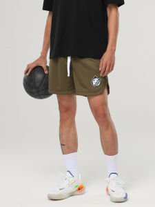 New American Basketball Shorts Mens Summer Loose Running Quick Dry below Knee Four-Quarter Sports Ball Pants Training