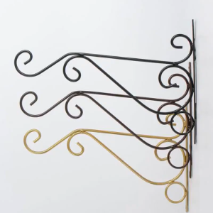 Spring Home ตะขอแขวนกระถางดอกไม้ สําหรับบ้าน ตะขอโลหะติดผนังสไตล์นอร์ดิก ชั้นวางดอกไม้ติดผนัง รับน้ำหนักได้ดี 1 ชิ้น