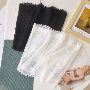 เสื้อชั้นในลูกไม้ไร้โครงสำหรับผู้หญิง เสื้อชั้นในแบบเกาะอก สายเดี่ยว ไม่มีแผ่นเสริมหน้าอก เสื้อชั้นในฤดูใบไม้ผลิ 2023