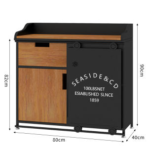 OUJUGEJIAJU | Industrial American Ironwork Cabinet