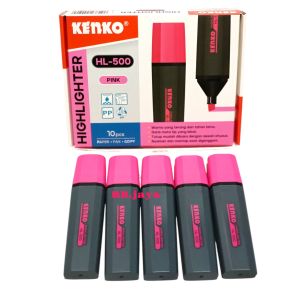 PROMO 1 pack isi 10 & 5 pcs stabilo highlighter kenko bebas pilih warna