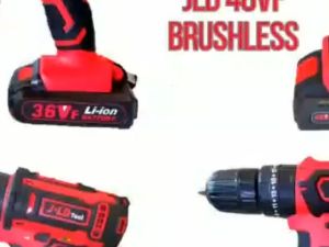 Bor tangan baterai Bor jld 36v Bor Obeng Bor Bolak Balik 36 V Charger Cordless Drill Charging 1OMM