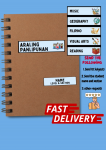 RUSH! Customized Subject and Name Label for Notebooks & Books - All Ages: Preschool to High School and College - FAST SHIPPING