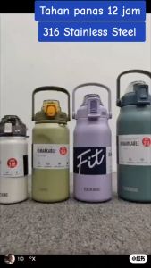 🇲🇾🔥[READY STOCK]🔥Dodge 600ml 1000ml 1300ml 1700ml Double Layer Insulation Thermal 316 sus Water Bottle Hot Cold 8 Hour