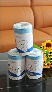 Túi Đựng Rác Dây Rút Minaier Chống Rò Rỉ Nước Không Sợ Bẩn Tay Túi Đựng Rác Cuộn 75 Túi Siêu Dai KT 45x50cm