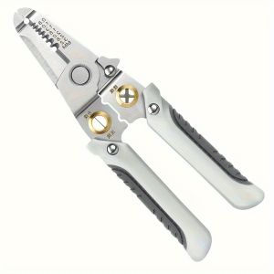 Special Wire Stripper For Electrician 6 In 1 Multifunction Wire Pliers Tool For Electric Cable Stripping Cutting And Crimping