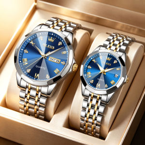 OLEVS | Swiss Certified Waterproof Couple Watch