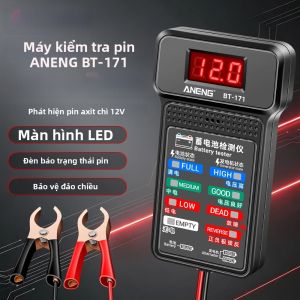 Máy Kiểm Tra Pin Đa Năng ANENG BT-171 12V Màn Hình LED Hiển Thị Ngược Dụng Cụ Sửa Chữa Điện Cho Thợ Điện Dùng Trong Công Nghiệp