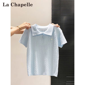 La Chapelle | Áo Thun Polo Cổ Trụ Kiểu Dáng Thoáng Khí Nhẹ Nhàng Phong Cách Thường Ngày