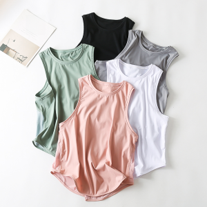 Womens Mesh Sports Tank Top Quick Dry Running Fitness Sleeveless Yoga Clothes Beautiful Back Outer Cover Shirt