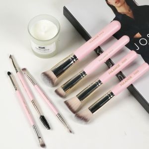 MAANGE 7Pcs Professional Makeup Brush Set Loose Powder Brush Foundation Brush Concealer Brush High-Quality Brush Set Suitable For Beginners