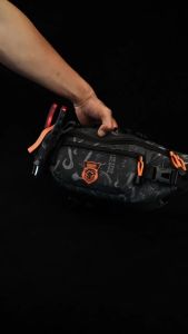 Kingdom Multifunctional Fishing Bag Waist Chest Tactical Lure Backpack 20*11*11cm Waterproof Pack Outdoor Sports Tackle Bag