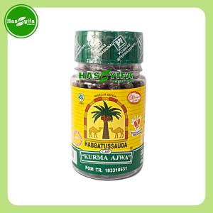 Kapsul Habbatussauda Serbuk Cap Kurma Ajwa isi 120