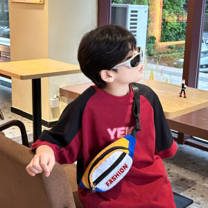 Kids Bag Tide Cool Handsome Boy Crossbody Bag K-style Casual Girl Chest Bag Fashion out Baby Satchel