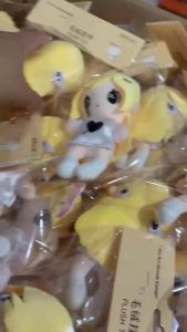 Bandai | New Cute Japanese-style Wild Autumn Plush Toy Keychain Korean-style Cute Keychain Gift for Friends Doll for Girls Ins Plush Toy