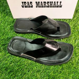 Sandal Kulit Pria Jeas Marshall - Kulit Sapi Asli 100% - JM 10 Cokelat ( Produksi Sendiri )