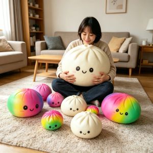 New 25cm Colorful Dumpling Big Stress Balls Reusable Low Rebound Decompression Dough Ball Unique Home Decoration Birthday Gift