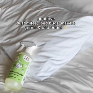 DD101 100% Natural Baby-Safe Fabric Hygiene Care Disinfectant Spray + Dust Mite (Pepijat) Bed Bug Insect & Odour Control (Deodoriser + Kills 99.9% Bacteria) 500ml