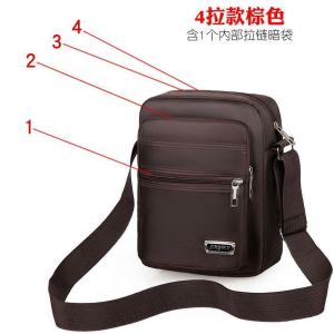 Mens Oxford Cloth Single Shoulder Bag Crossbody Bag Outdoor Casual Business Sports Trendy Backpack Fashionable Pig Man Bag