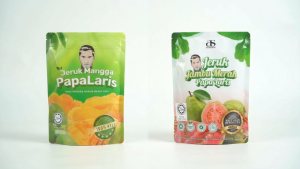 PAPA LARIS Dried Fruit | Dried Guava & Dried Mango | Organic Fruit Snack | Halal Sweet & Sour Dried Fruit